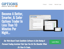 Tablet Screenshot of optionsprofitmastery.com